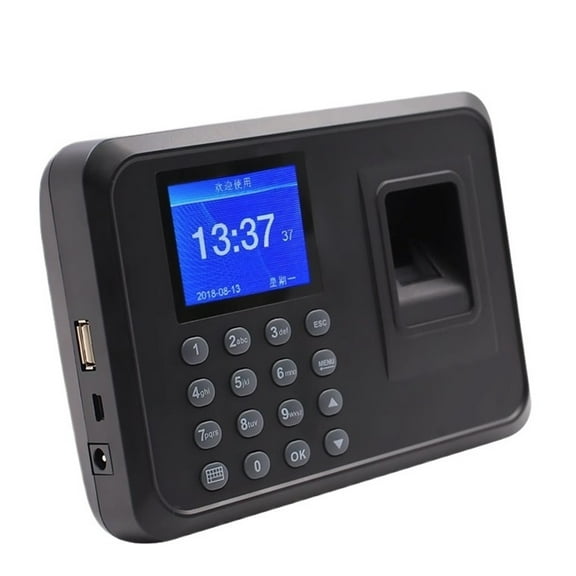 Fingerprint Attendance System Biometric Clock in Machine Employee Keypad Electric Time Clock Recorder USB Data Management Device
