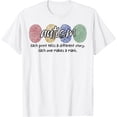thumbnail image 1 of Fingerprint Autism Each Print Tells A Different Story T-Shirt mens t shirt，white，women，funny，misfits，men，journey, 1 of 4