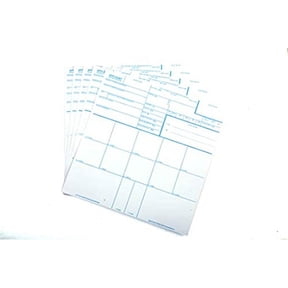 Fingerprint Cards, Applicant FD-258, 25 Pack