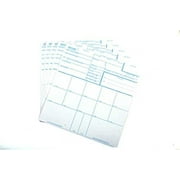 Fingerprint Cards, Applicant FD-258, 25 Pack