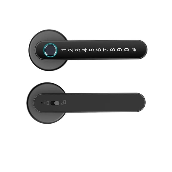 Fingerprint Door Lock Bluetooth APP Password Electronic Digital Lock Biometric Door Knobs Handle Keyless Entry Smart Locks