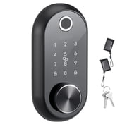 Fingerprint Door Lock, Electronic Biometric Deadbolt with Touchscreen, Auto Locking, One-Time Code, Anti-Peeping, IC Cards, Easy Installation for Home Apartment