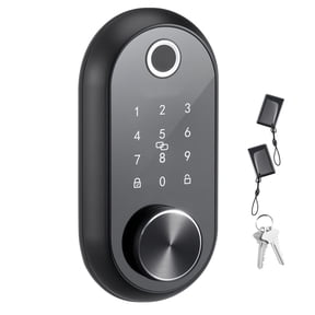 Grace Paws Fingerprint Door Lock, Electronic Biometric Deadbolt with Touchscreen