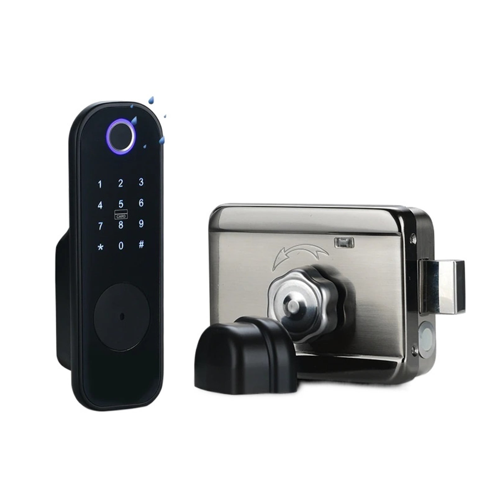 Fingerprint Door Lock Electronic Smart HomePassword Phone APP Unlock