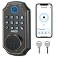 thumbnail image 1 of GPED Fingerprint Door Lock, Keyless Entry Door Lock with APP Control, Smart Locks for Front Door, Deadbolt Lock with 50 User, Auto Lock, IP 66 Waterproof, Easy Installation, 1 of 7