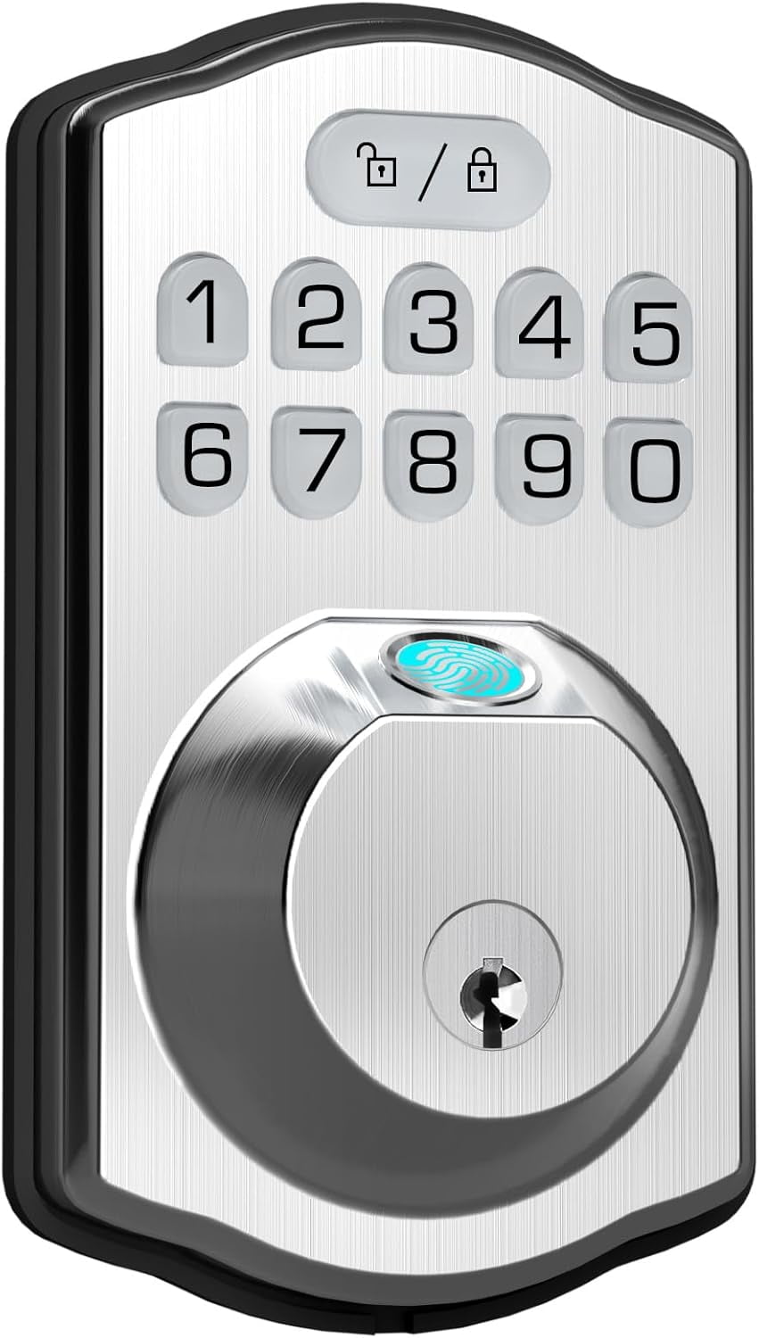 Fingerprint Door Lock, Keyless Entry Door Lock, Electronic Keypad