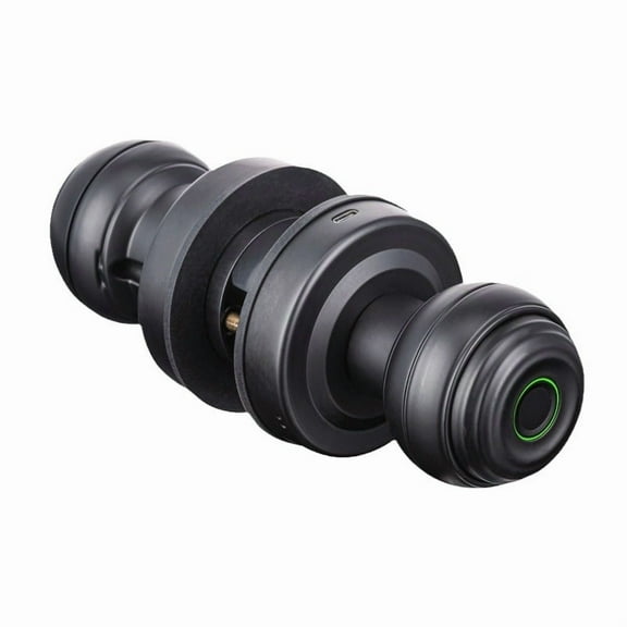 Fingerprint Door Lock, Smart Fingerprint Door Knob, Biometric Door Lock Keyless Entry Door Knob for Bedroom, Apartment, Hotel, Officeblack