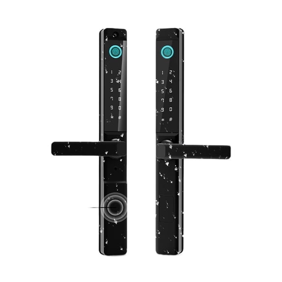 Fingerprint Double Two Side Waterproof Outdoor Smart Door Lock SUS Material For Slim Aluminum Swing Sliding Lock ,Enhanced Security