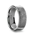 thumbnail image 1 of Fingerprint Engraved Concave Tungsten Ring Polished - Washington - 4mm - 8mm, 1 of 3