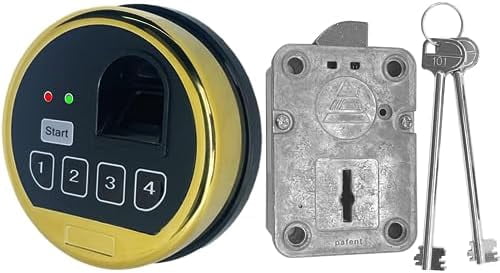 YOSEC Gun Safe Lock Replacement With Black Keypad And Solenoid Override - View #4