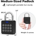 thumbnail image 1 of Fingerprint Gym Locker Lock with Code Keypad, 1 of 8