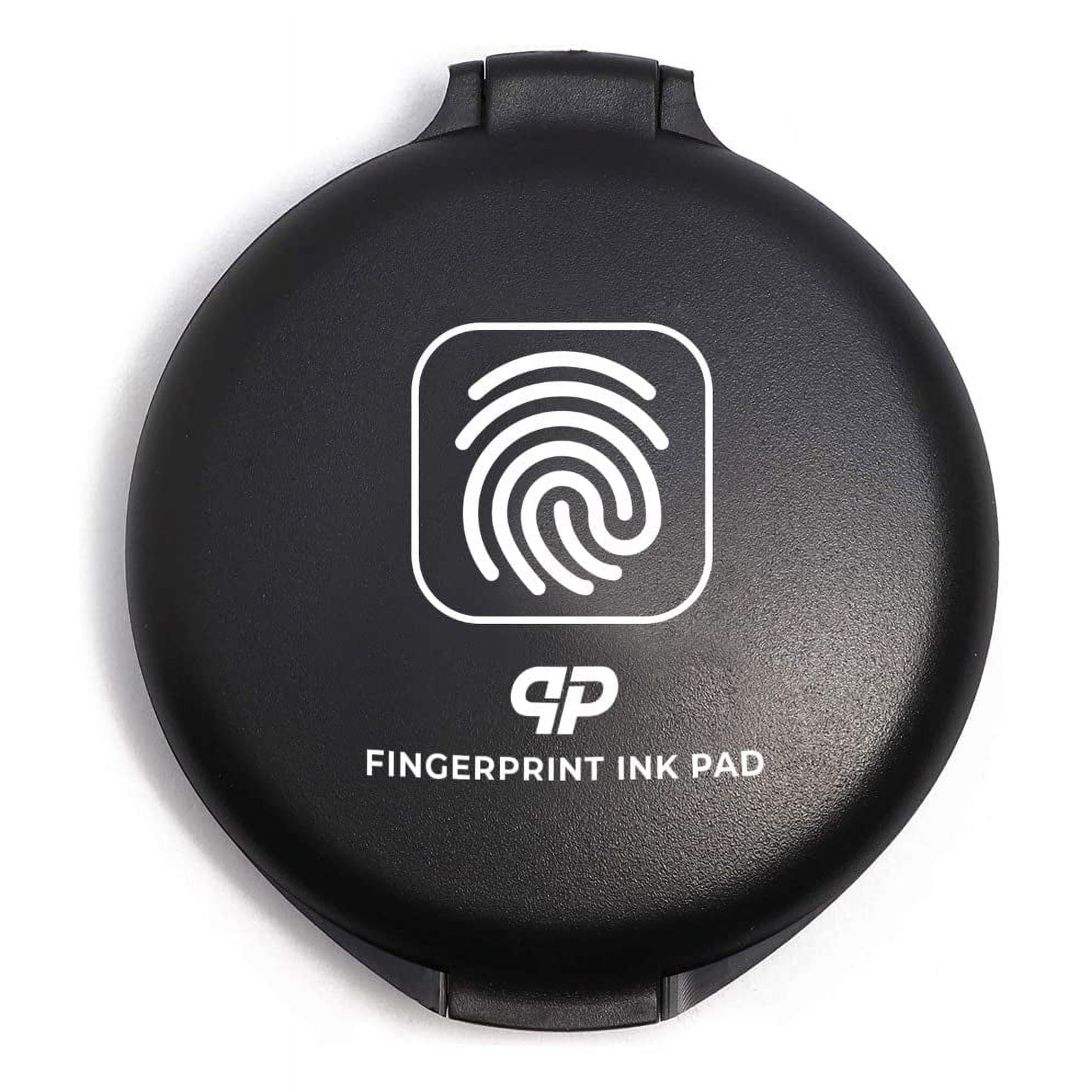 Fingerprint Ink Pad (Pack of 2) Thumbprint Ink Pad for Notary
