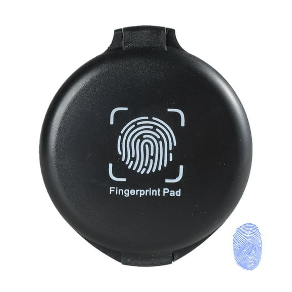 Fingerprint Ink Pad Thumbprint Ink Pad Fingerprint Pad Stamp Ink Pad Stamp Fingerprint for Identification Security