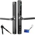 thumbnail image 1 of TMS Keyless Fingerprint Keypad Passcode Electronic Smart Mortise Remote App Lock, 1 of 6