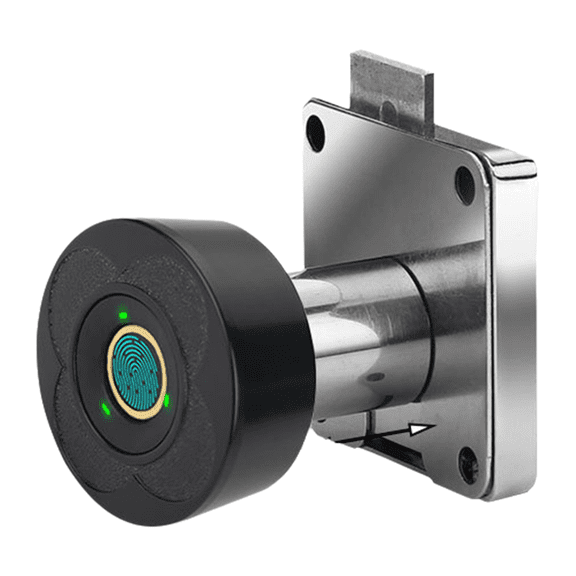 Fingerprint Lock No Punching Biometric Electronic Door Lock Low Power with Tricolor Lamp for Office and Home Black,1 * Fingerprint lock 1 * Charging cable 1 * English instruction manual,Black