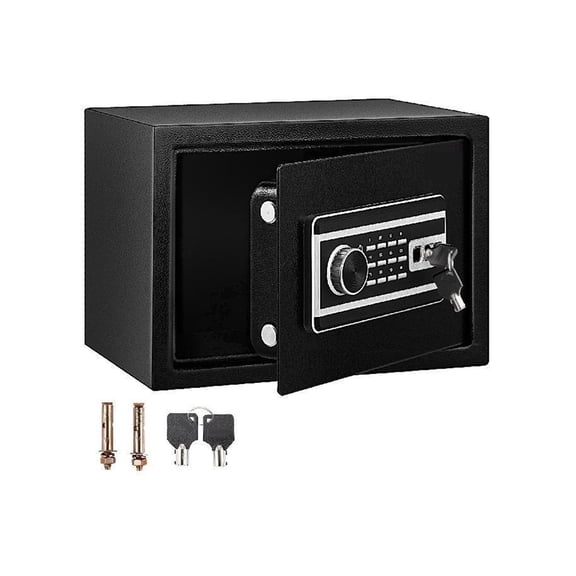 Fingerprint Locks Safe Deposit Box 0.8/1.7/2.1 Cubic Feet Digital Electronic Secret Hidden Piggy Bank for Store Money