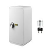 Fingerprint Locks Safe Deposit Box, 1/1.8 Cubic Feet Secret Hidden Piggy Bank W/ 2 Keys Store Money Use for Home Office ,Easy to Use