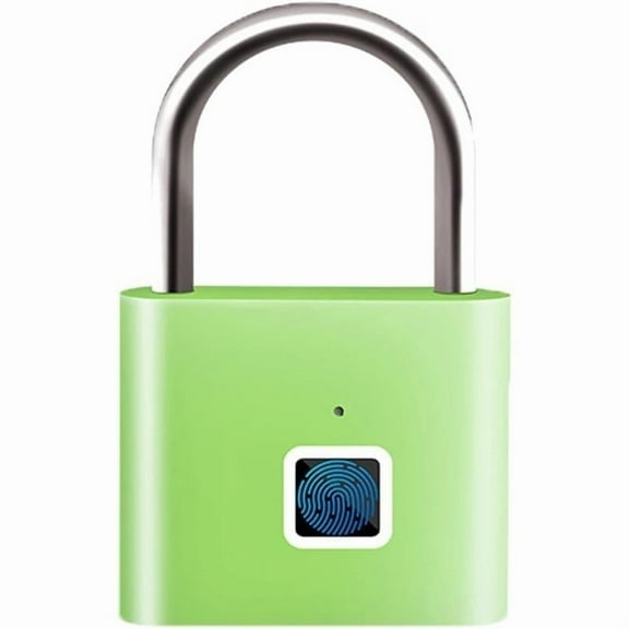 Fingerprint Padlock,Fingerprint Smart Padlock Lock, Fingerprint Lock, Fingerprint Smart Padlock, USB Rechargeable, Combination Lock for Locker,Outdoor Portable Padlock