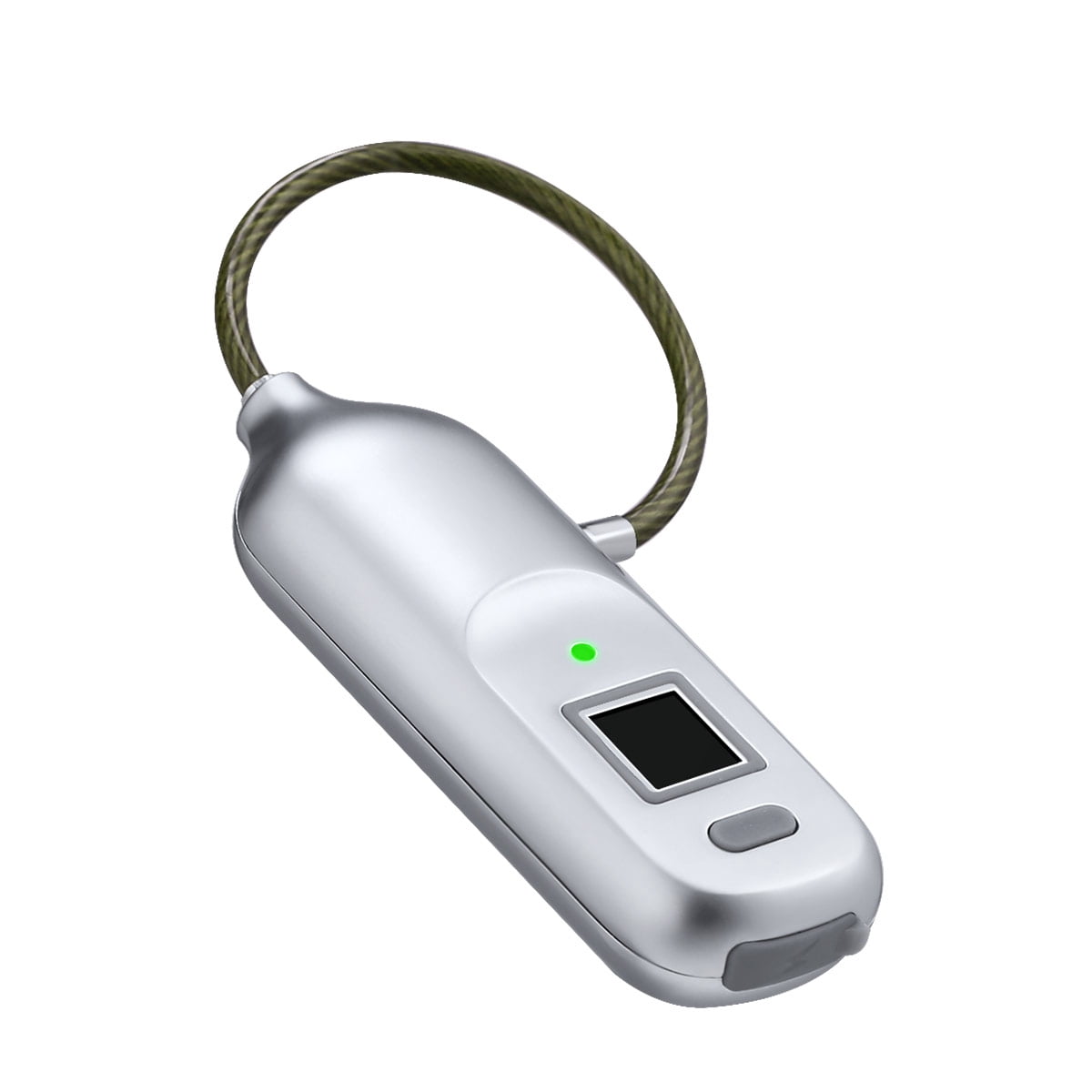 Fingerprint Padlock IP65 Waterproof Anti-Theft Keyless Padlock Smart Security Lock for Outdoor Suitcase Backpack