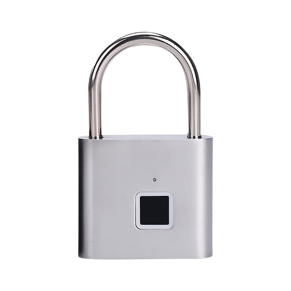Fingerprint Padlock,Light One Touch Open Fingerprint Lock with USB Charging for Gym, Sports, School Employee Locker,Fence, Suitcase