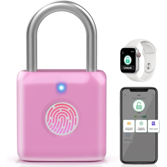 Fingerprint Padlock, Locker Lock, Combination Lock, Fingerprint Lock