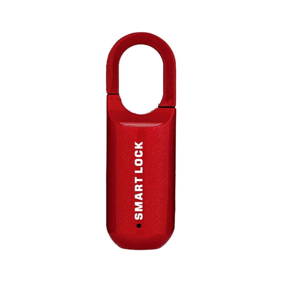 Fingerprint Padlock USB Rechargeable 304 Stainless Steel Small Lock for Bags and Cases