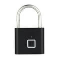 thumbnail image 1 of Fingerprint Padlock theft Waterproof Keyless Security Box Charging Portable Lock T2i4 Padlock Lock Portable Digital Usb Sma, 1 of 1