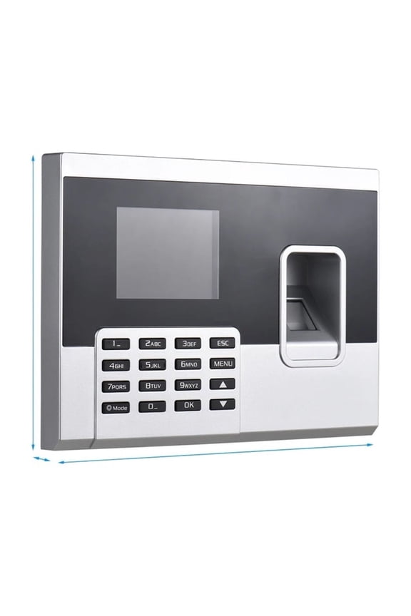 Fingerprint Password Attendance Machine Access Control Time Clock Recorder Employee Checking-in Recorder with 2.8 Inch Color ,Versatile Punching Options