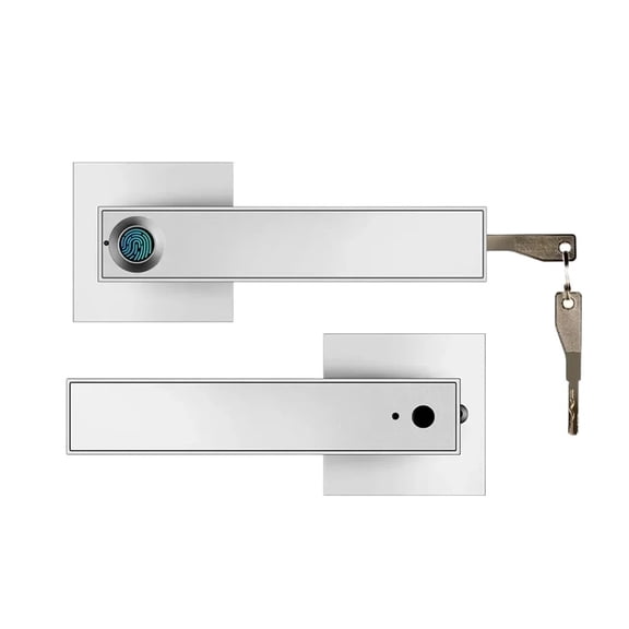 Fingerprint Password Door Lock Electronic Intelligent Digital Lock Bedroom Apartment Door Security Biometric Handle Lock