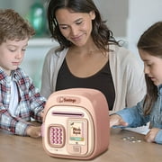 Fingerprint Password Safe, Biometric Safe Box For Kids Teens, Large Capacity Bank Safe, Digital Lock Security Box, USB Rechargeable Safe, Anti-Pry Alarm Home Safe