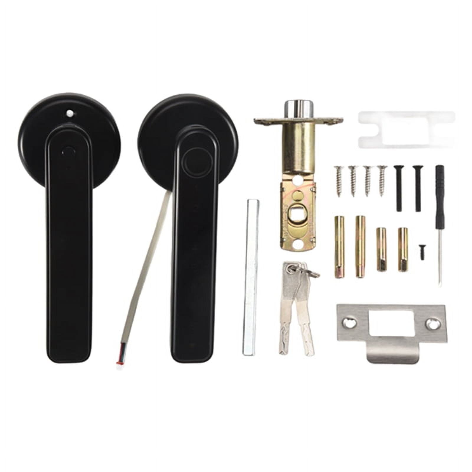 Fingerprint Smart Door Lock Door Knob with Keypad Keyless Entry Door Lock with Handle for Home Hotel Office Apartment
