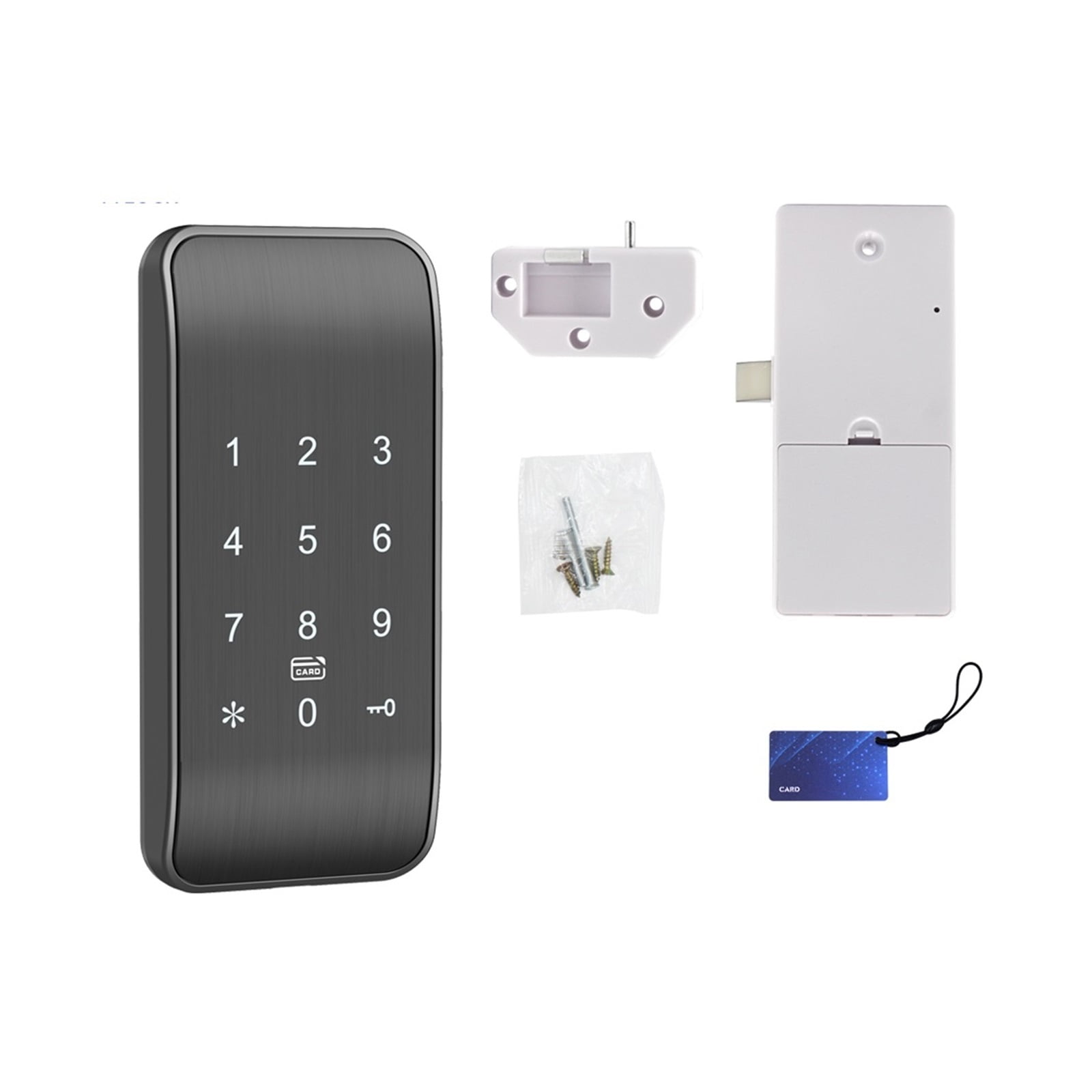 Fingerprint Smart Drawer Lock Electronic Cabinet Lock Unlock Intelligent Keyless Sensor Install Easy ,Keyless Entry Deadbolt