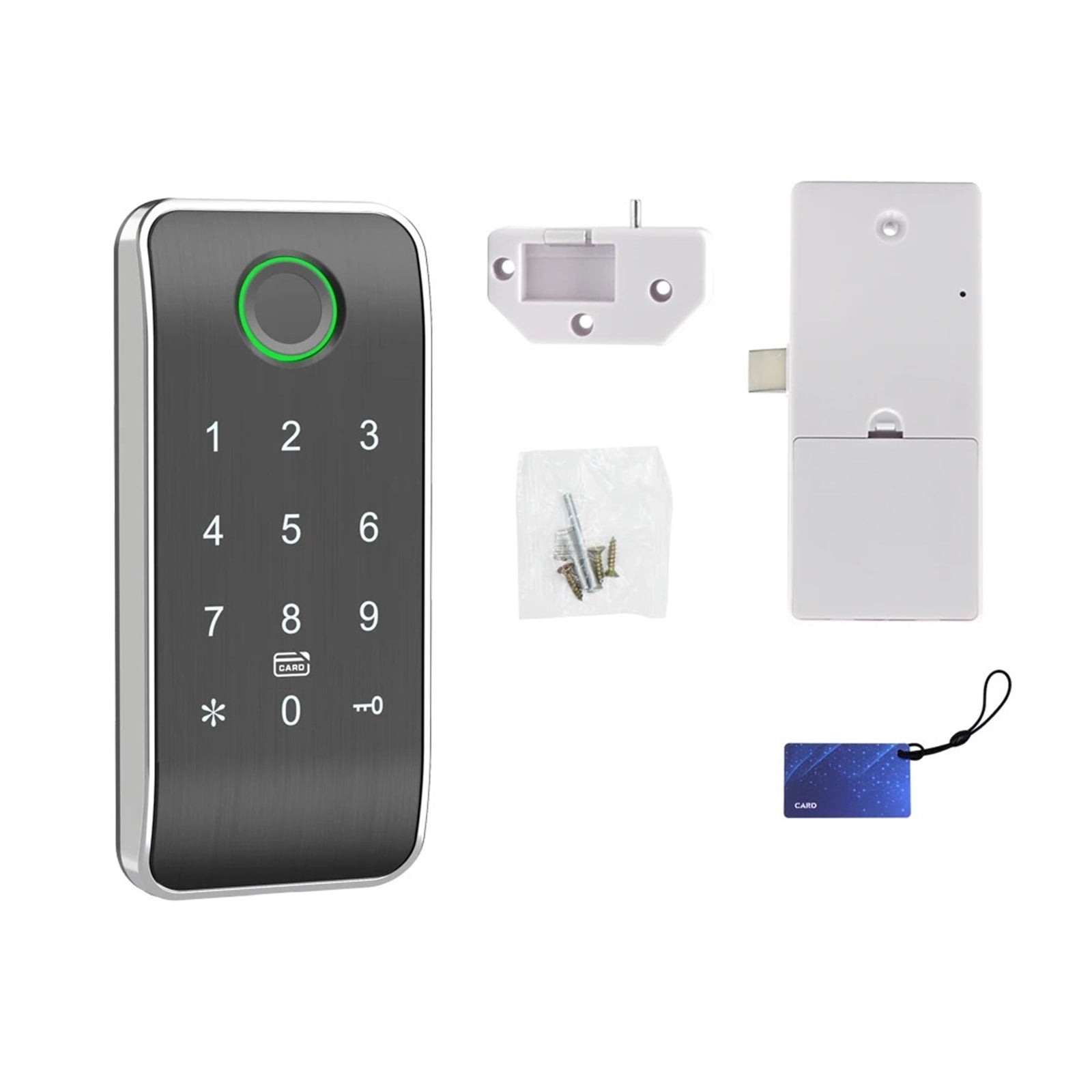 Fingerprint Smart Drawer Lock Electronic Cabinet Lock Unlock Intelligent Keyless Sensor Install Easy ,Keyless Entry Deadbolt