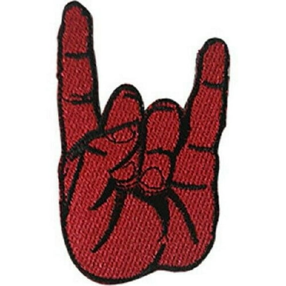 Fingers Red, Officially Licensed Originals - Embroidered Iron-on Rayon Patch - 2"