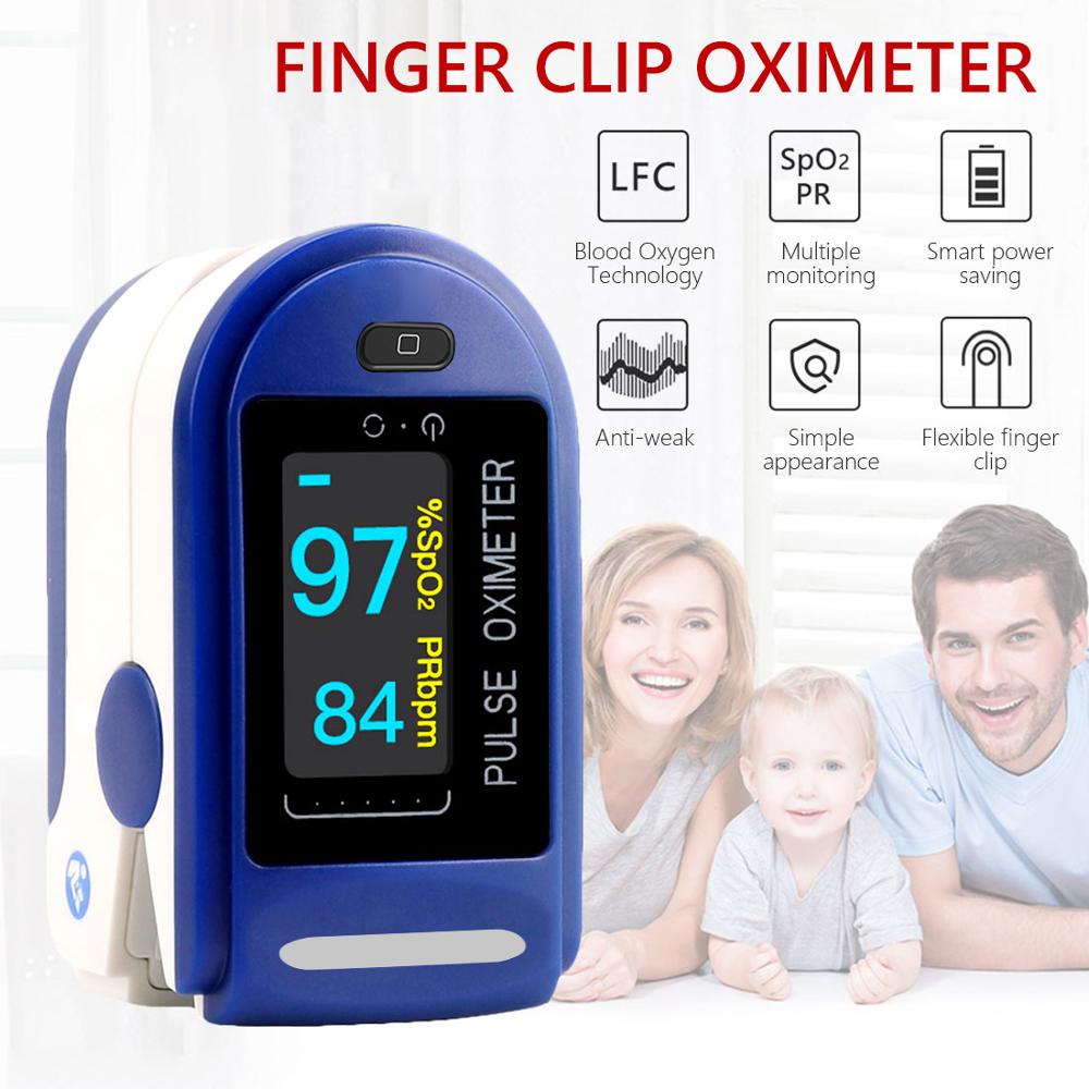 Fingertip Pulse Oximeter Blood Oxygen Meter SpO2 Monitor, Blood Oxygen Saturation Monitor SpO2