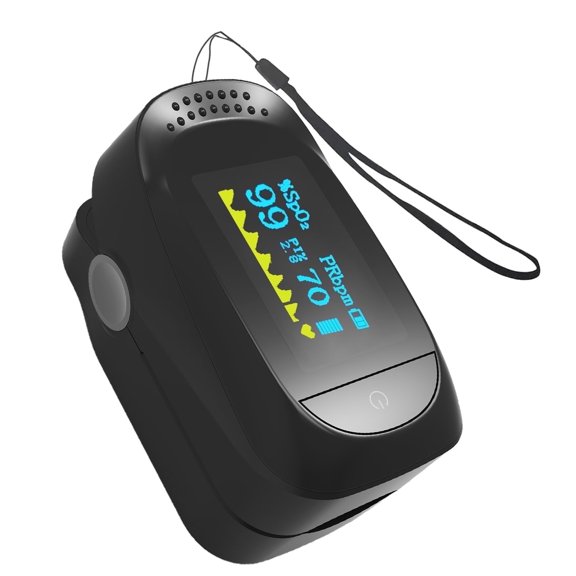 AccuMed CMS-50D Finger Pulse Oximeter Blood Oxygen Sensor SpO2 for ...