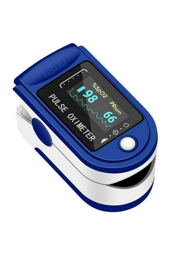 Fingertip Pulse Oximeter Blood Oxygen Saturation Monitor Finger Pulse Oximeter, Bar Graphs and Heart Rate Monitor