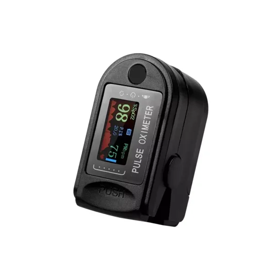 Fingertip Pulse Oximeter,Blood Oxygen Saturation Monitor Pulse Ox,Heart Rate and Fast Spo2 Reading Oxygen Meter with OLED Screen and Lanyard