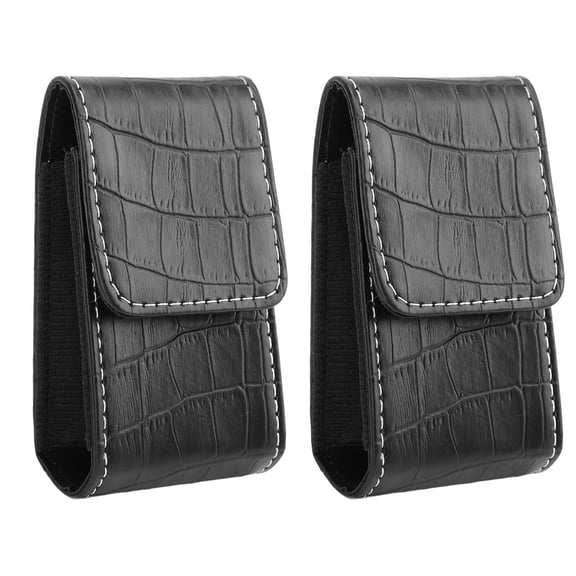 Fingertip Pulse Oximeter Carrying Case PU Leather Shell Portable Storage Bag for Blood Oxygen Monitors 2 Packs / 12 x 11 x 3 inches / 30.5 x 27.9 x 7.6 cm Dustproof Protective Pouch