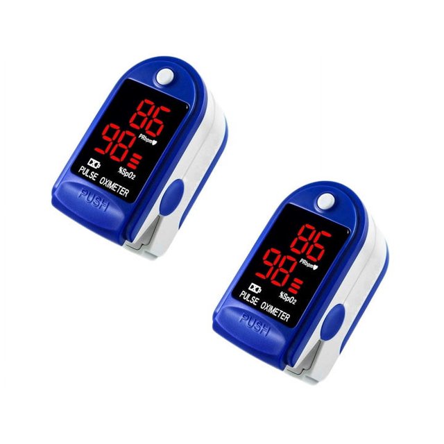 Fingertip Pulse Oximeter Model AB88, 2 Pack