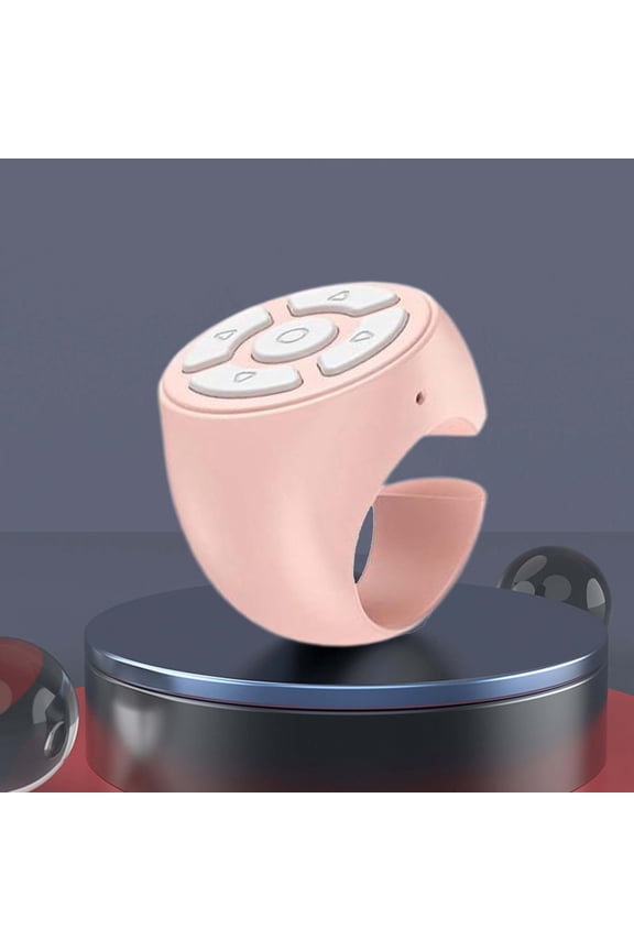 Fingertip Wireless Bluetooth Remote Control,Creative Remote Scrolling Ring,Wireless Camera Remote Shutter,Video Remote Control App Page Turner,Mobile Phone Controller for Car, Home, Travel
