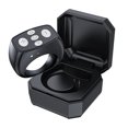 thumbnail image 1 of Fingertip Wireless Bluetooth Remote Control,Scrolling Remote Control Page Turner-Black, 1 of 9
