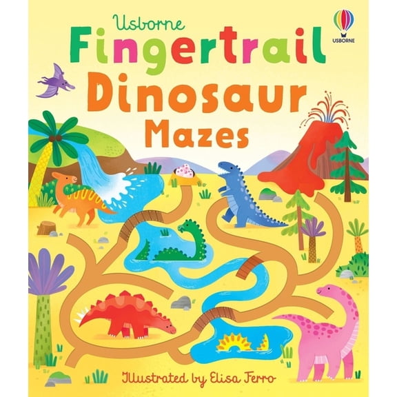 Fingertrails Fingertrail Dinosaur Mazes, Book 4, (Board Book)