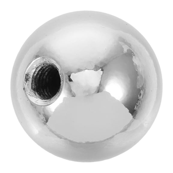 Finials for Lamp Shades Decorative 1/4-28 Solid Caps Tapped Silver