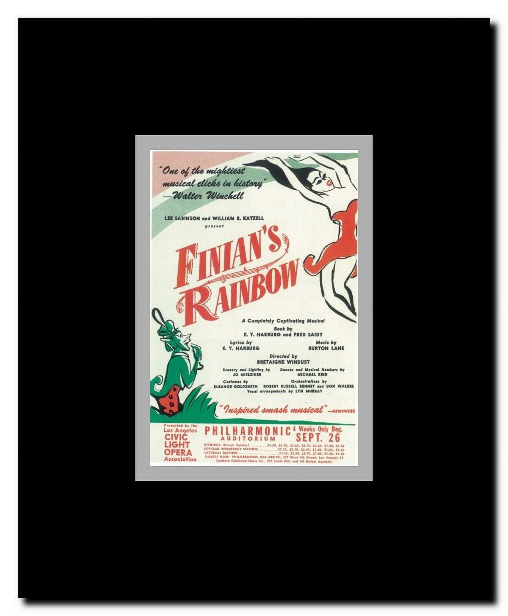 Finian's Rainbow (Broadway) Framed Movie Poster