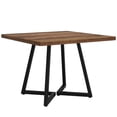 thumbnail image 1 of Demi Bonn 31" Modern Square Dining Table for 4 People, Wood Farmhouse Kitchen Dinner Table for Dining Room, Living Room Furniture, Brown, 1 of 6