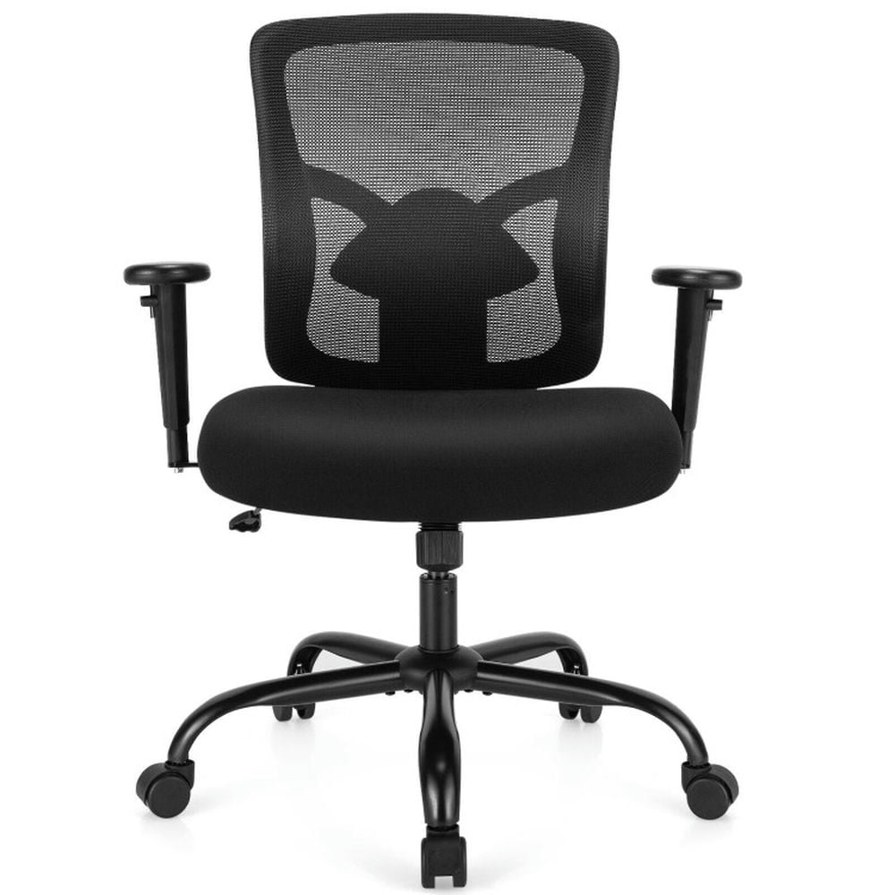 Finihen 400LBS Mesh Big and Tall Office Chair Swivel Task Chair for Home, Bedroom, Study, Rolling Work Computer Desk Chair, Black Finihen 400LBS Mesh Big and Tall Office Chair Swivel Task Chair for Home, Bedroom, Study, Rolling Work Computer Desk Chair, Black