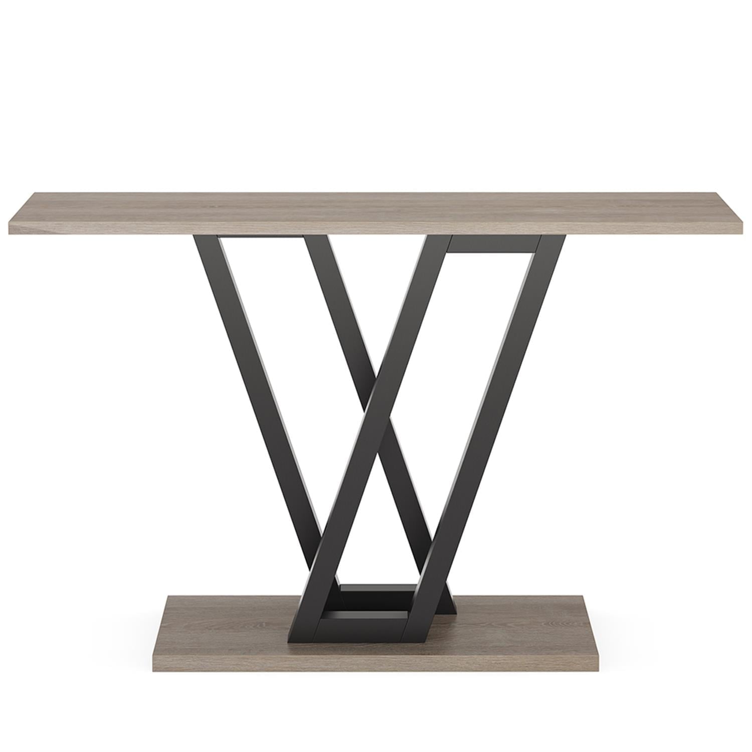 Demi Bonn 43" Console Table,dustrial Entryway Hallway Table for Hallway, Entrance, Living Room, Bedroom, Gray