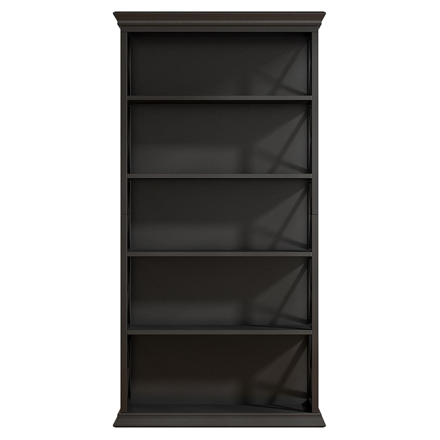 Demi Bonn 6-Tier Bookshelf, 70.87" Etagere Bookcase for Home Bedroom, Living Room, Office, Black