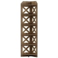 thumbnail image 1 of Demi Bonn 6 Tier Corner Bookcase, Wood Bookshelf Storage Organizer, 71" Tall Display Standing Shelf Unit for Bedroom, Living Room, Brown, 1 of 4